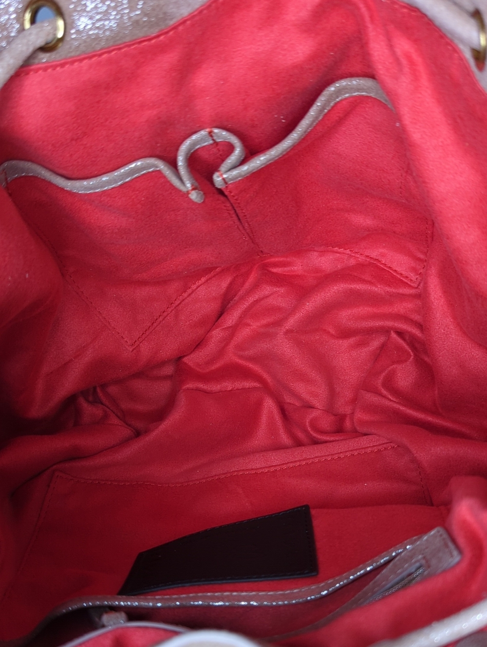 Sharif Shimmer Drawstring Crossbody Bag - Picture 7 of 8